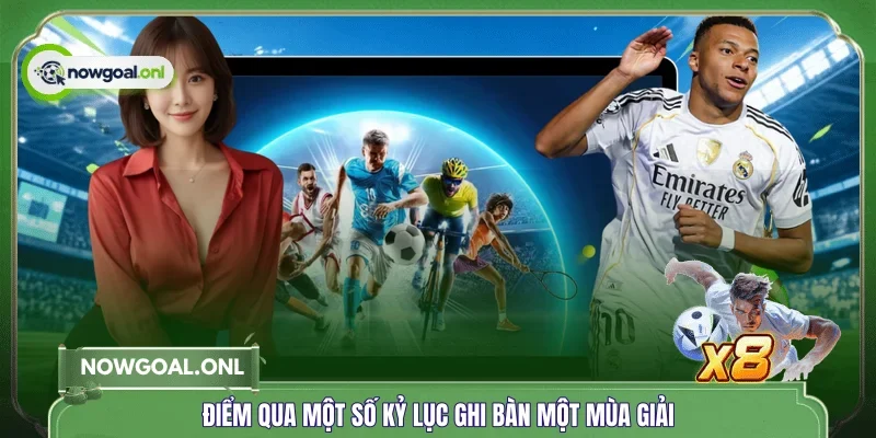 Điểm qua một số kỷ lục ghi bàn một mùa giải