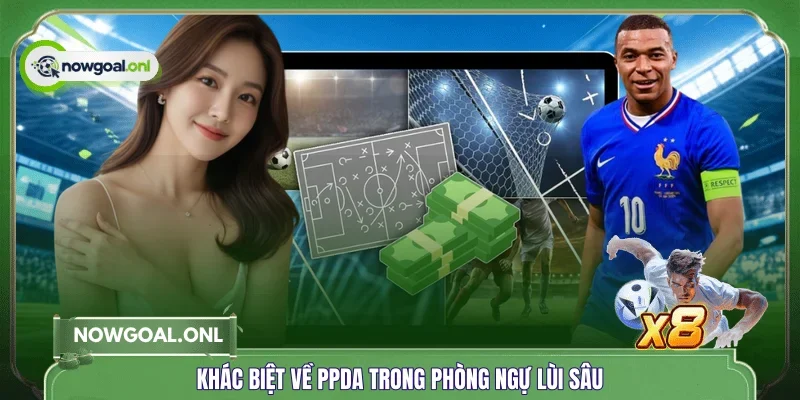 Khác biệt về PPDA trong phòng ngự lùi sâu
