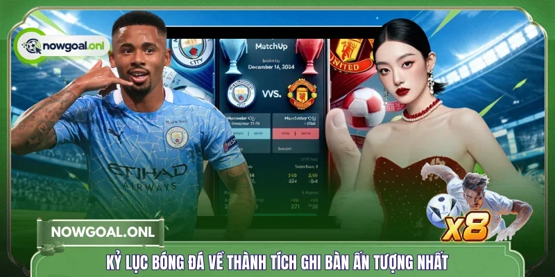 Kỷ lục bóng đá về thành tích ghi bàn ấn tượng nhất