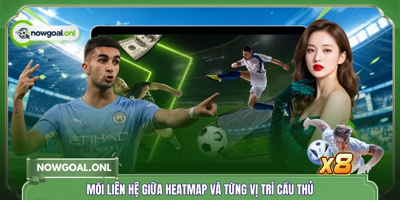 Mối liên hệ giữa heatmap và từng vị trí cầu thủ
