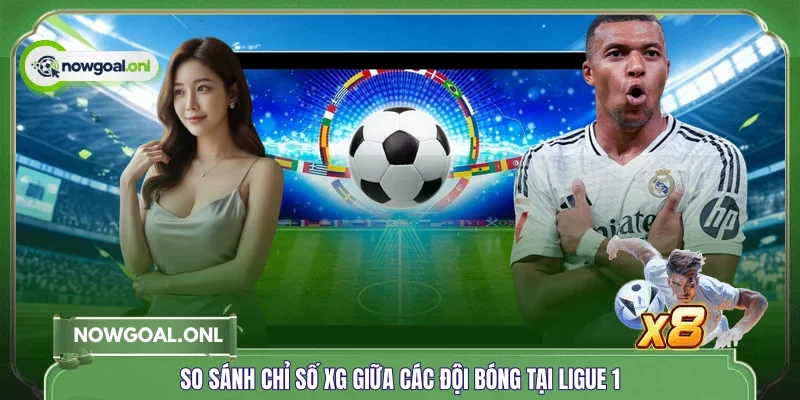 So sánh chỉ số xG giữa các đội bóng tại Ligue 1