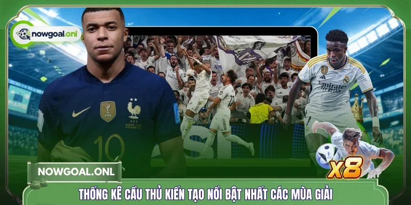 Thống kê cầu thủ kiến tạo nổi bật nhất các mùa giải